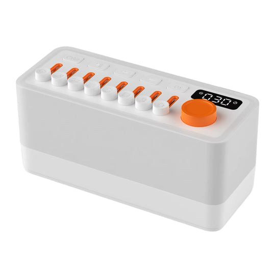 Smart Sleep Aid Speaker RGB 12 Colors Night Light with 8 Nature Sounds White Noise Sleep Machine Bluetooth-Compatible Speaker